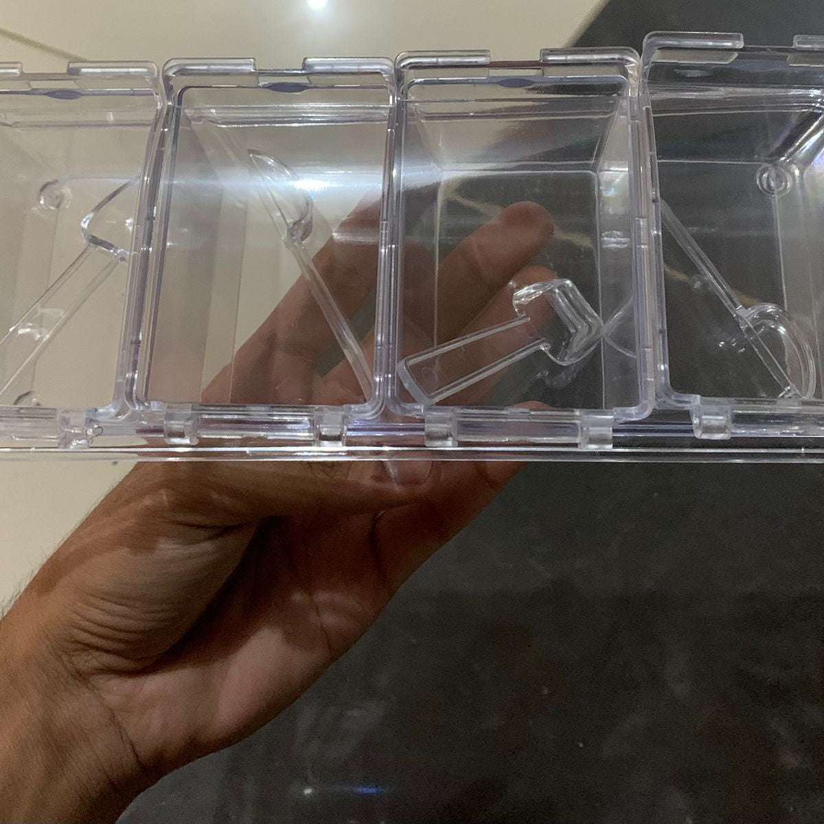 4-Compartment Seasoning Box