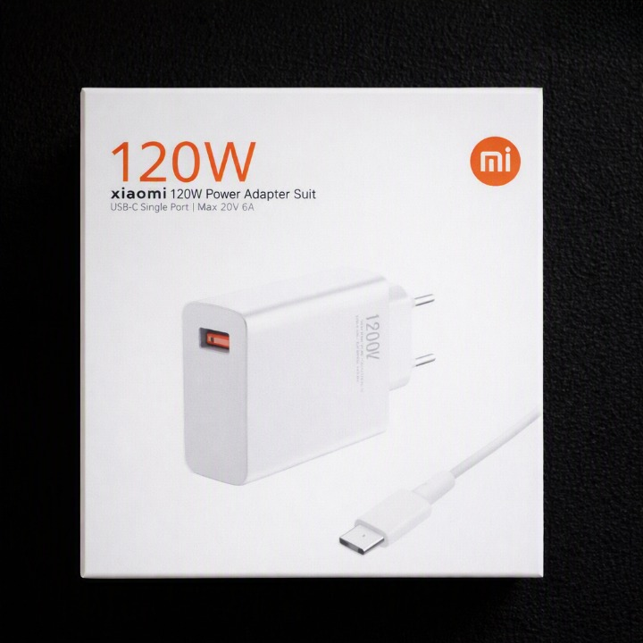 Xiaomi Mi 120W Fast Charger with USB Type-C Turbo Charging Cable