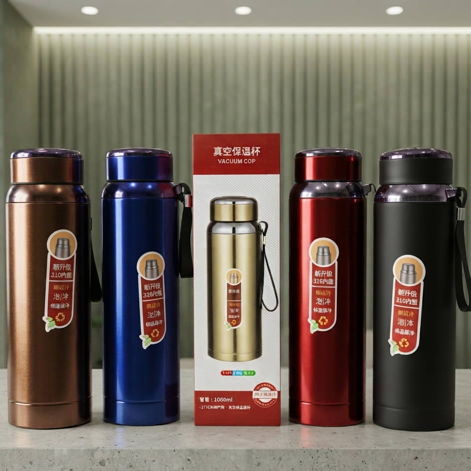 Stainless Steel Water Bottle Vacuum Flask (1000ML)