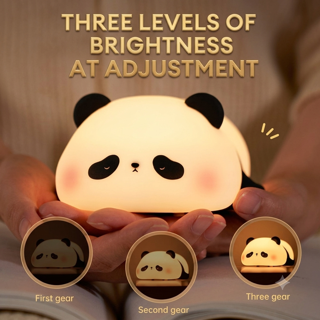 Rechargeable Panda Night Lamp