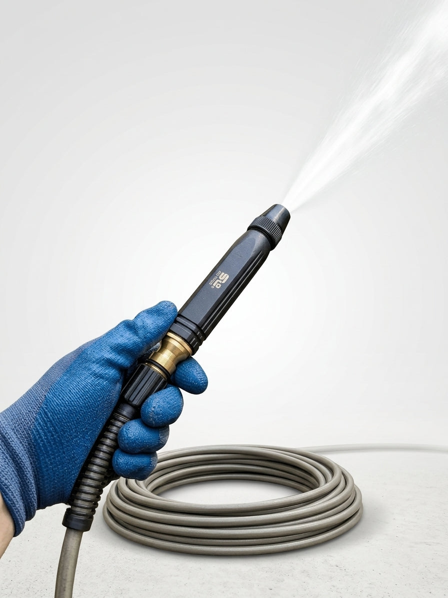 High-Pressure Adjustable Nozzle Spray Gun – Versatile Water Wash Tool for Garden & Car Cleaning