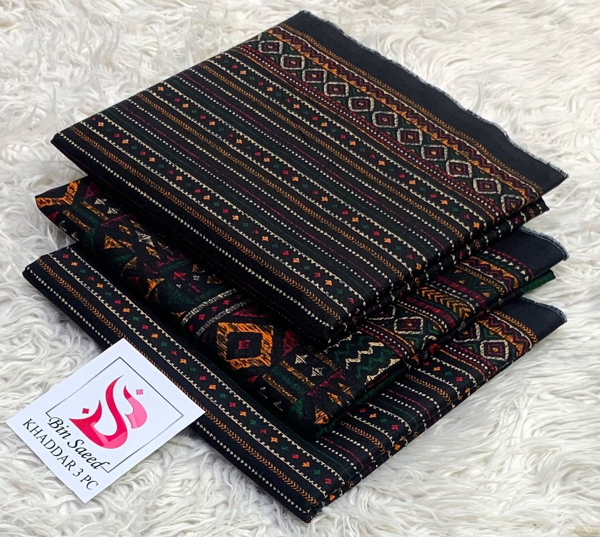 Bin Saeed Khaddar 3PC Collection 2026