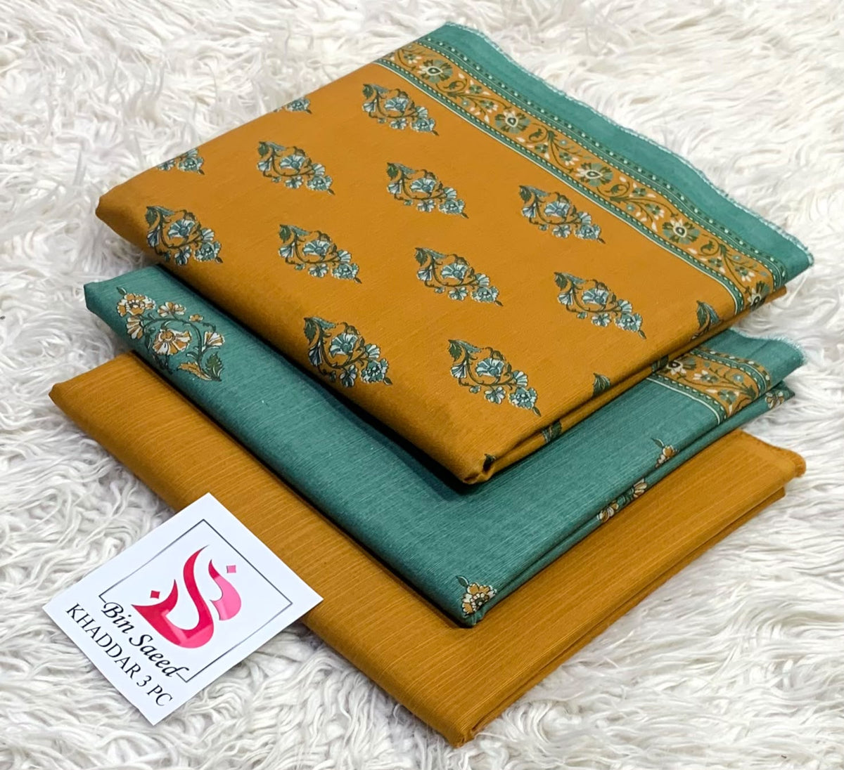 Bin Saeed Khaddar 3PC Collection 2026
