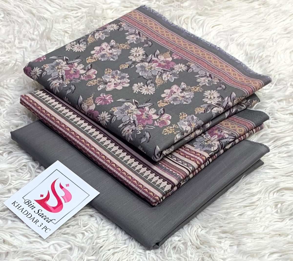 Bin Saeed Khaddar 3PC Collection 2026