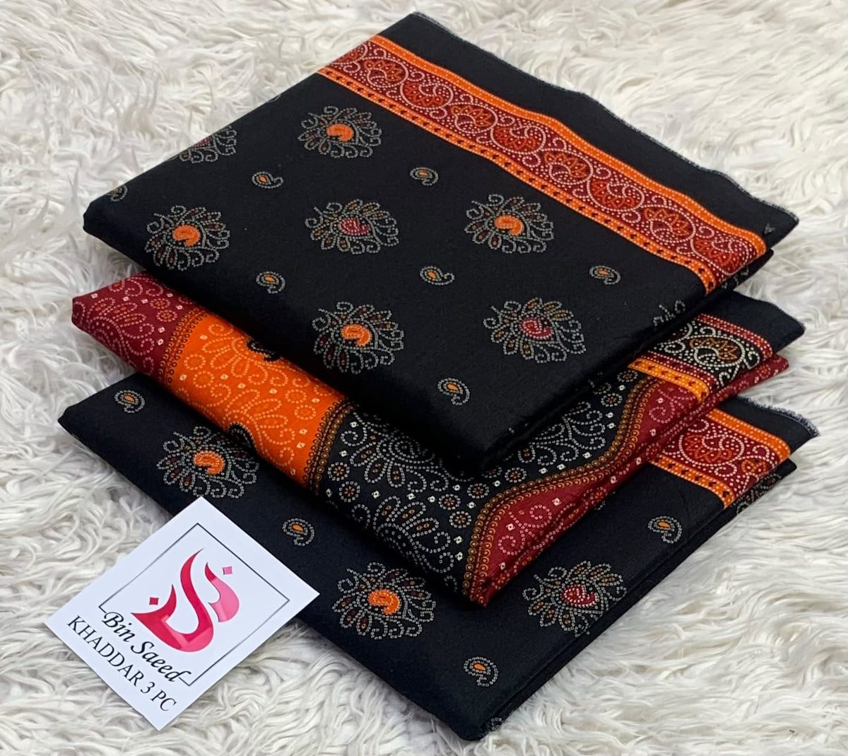 Bin Saeed Khaddar 3PC Collection 2026