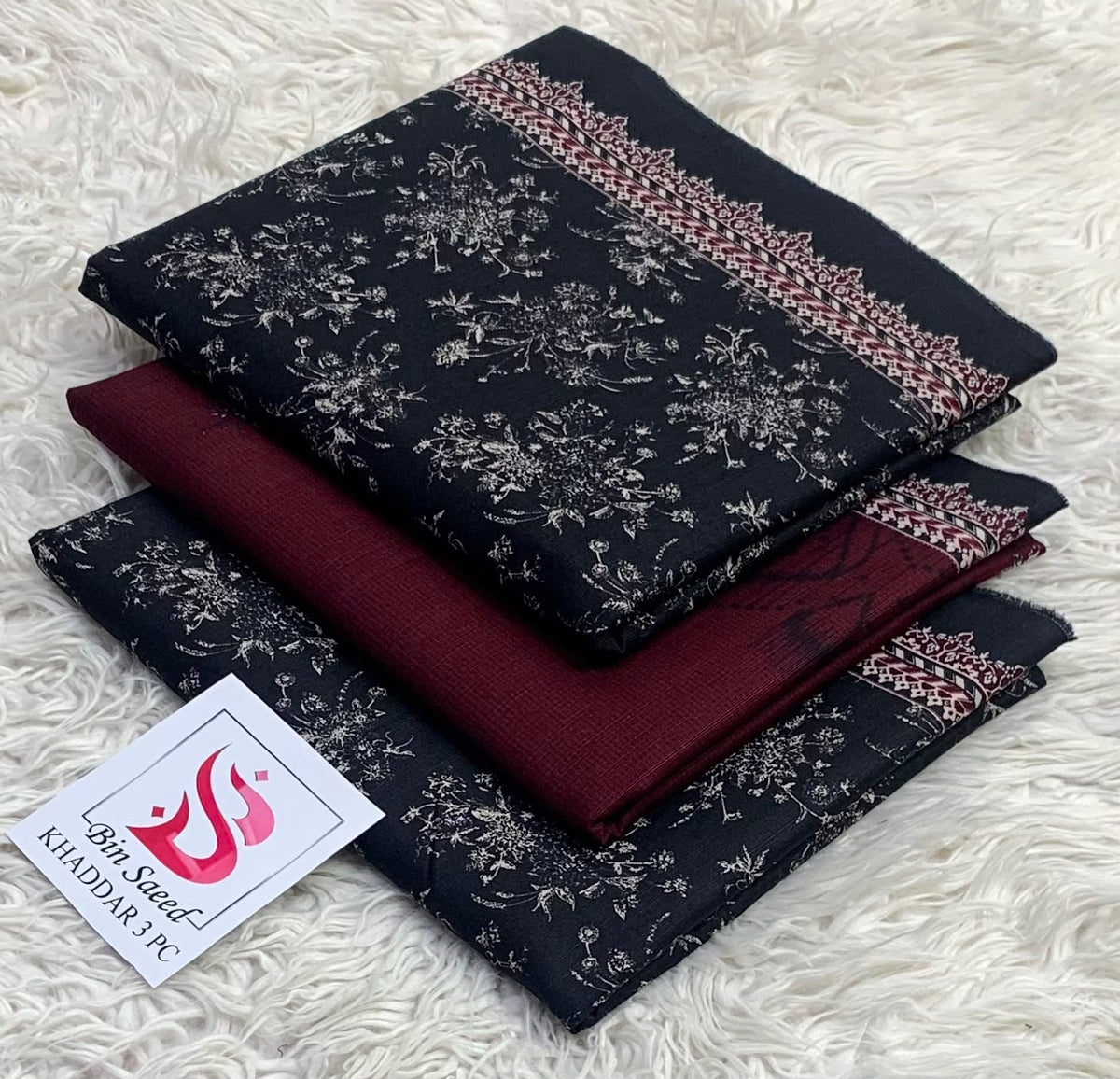 Bin Saeed Khaddar 3PC Collection 2026