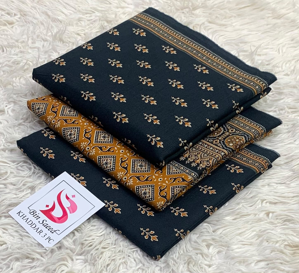 Bin Saeed Khaddar 3PC Collection 2026