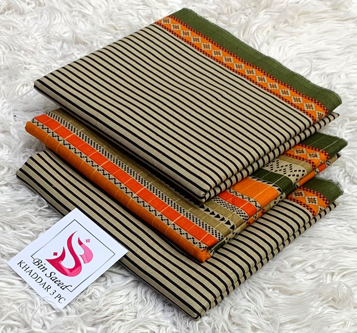 Bin Saeed Khaddar 3PC Collection 2026