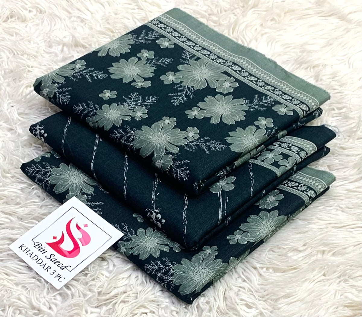 Bin Saeed Khaddar 3PC Collection 2026