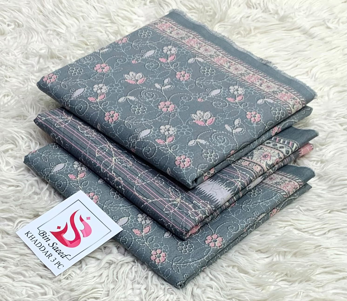 Bin Saeed Khaddar 3PC Collection 2026