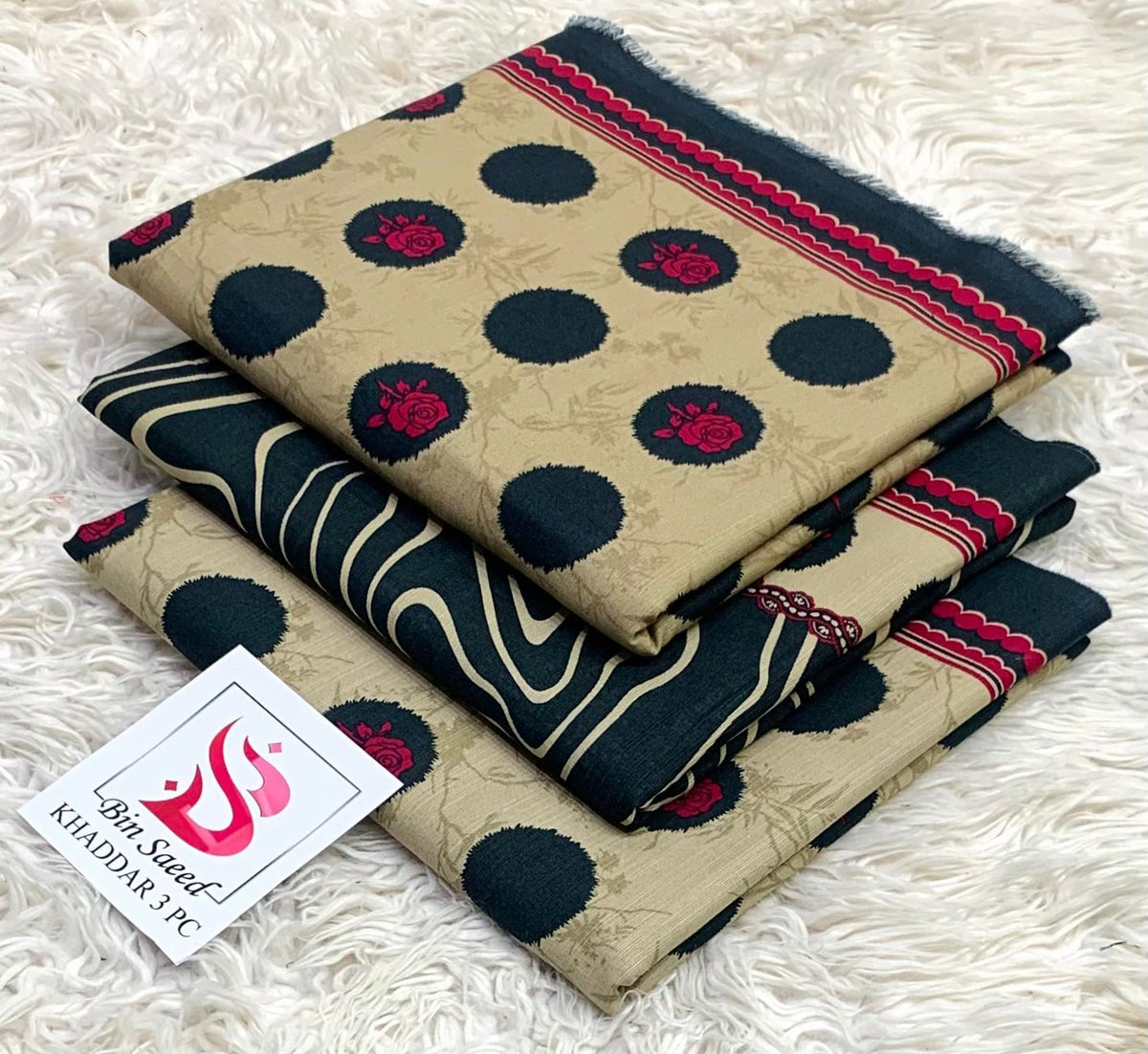 Bin Saeed Khaddar 3PC Collection 2026