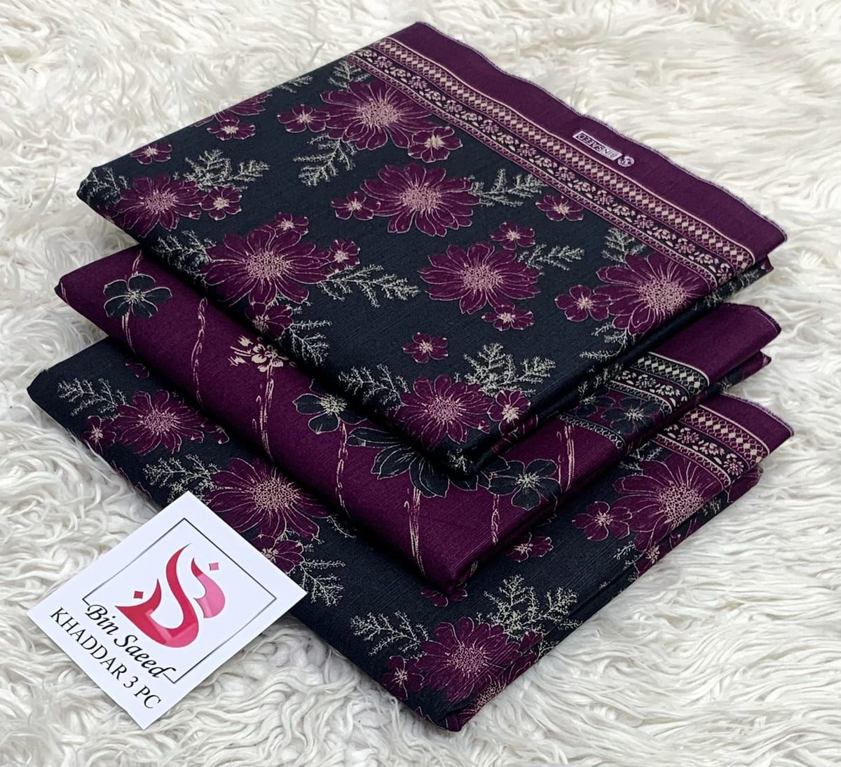 Bin Saeed Khaddar 3PC Collection 2026