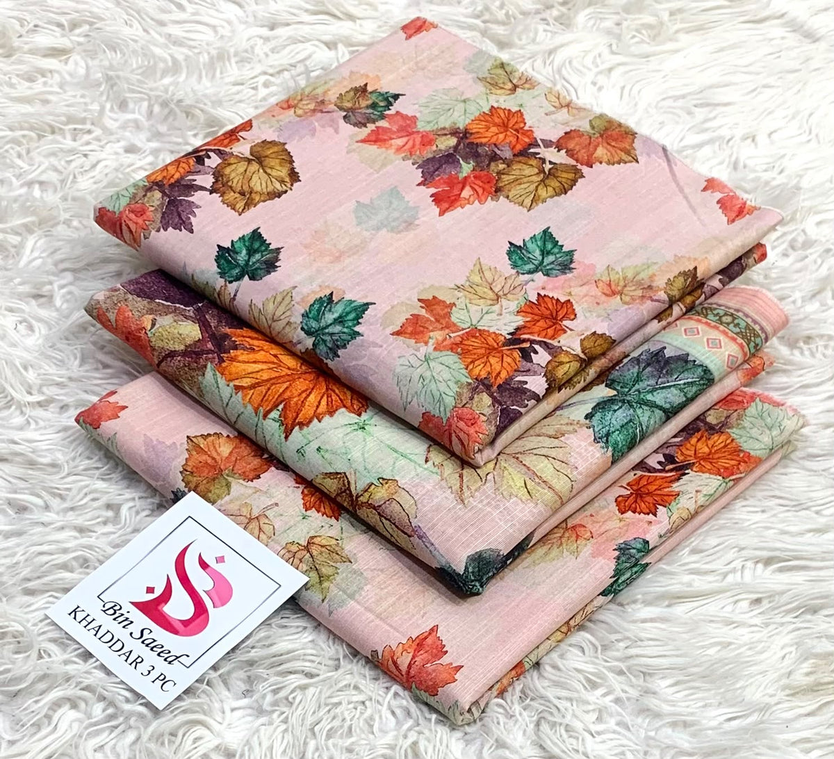 Bin Saeed Khaddar 3PC Collection 2026